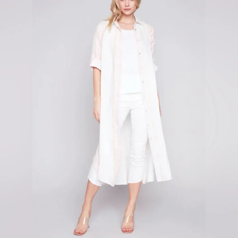 CHARLIE B 🛑🛑LINEN TUNIC-DRESS - Picture 7 of 11